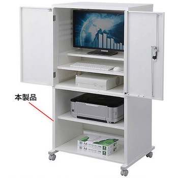 750x610x670mm セキュリティラック用スタンド エスコ