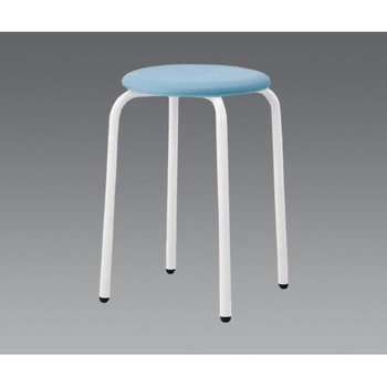 Φ300x460mm 丸スツール(ブルー) エスコ