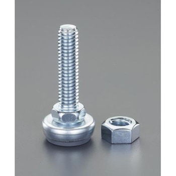 Φ47x123mm [パイプラック用] アジャスター(ゴムクッション - エスコ