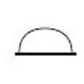 9.5x3.8mm 粘着付クッションゴム(丸形/18粒) エスコ