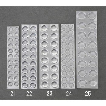 EA979AD-23 11.2x5.1mm 粘着付クッションゴム(丸形/16粒) 1パック