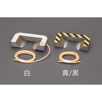 150mm 台車用ストッパー(耐水/黄・黒/2個) エスコ