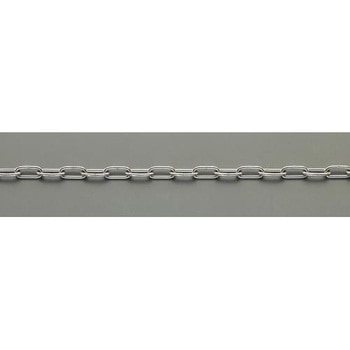 2.5mmx 5m リンクチェーン(ステンレス製) エスコ