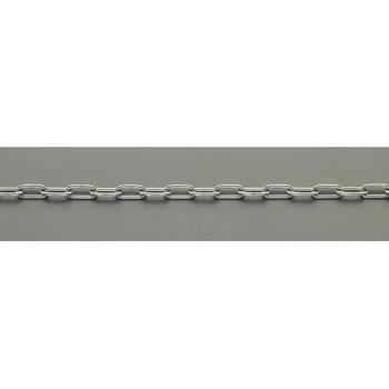 2.5mmx10m リンクチェーン(ステンレス製) エスコ