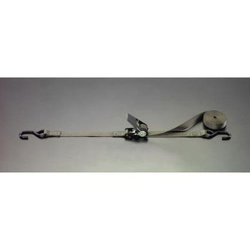 25mmx6.0m/230kg ベルト荷締機(ラチェット式/OD) エスコ