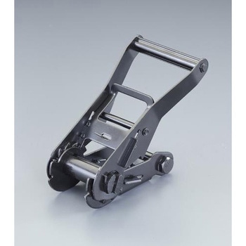 48mm/1650kg バックル(ラチェット式/スチール黒メッキ) エスコ