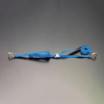 25mmx4.0m/ 76Kg 荷締ストラップ(フック・カム式) - エスコ