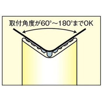 EA983FJ-222A 65x65x 500mm コーナーガード(アイボリー) エスコ 厚さ