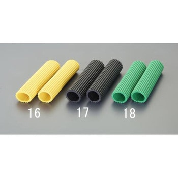 Φ34x150mm ハンドルグリップ(グリーン/2本) エスコ