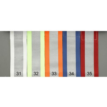 50mmx177mm セーフティーバンド/伸縮式(ネオンオレンジ) エスコ