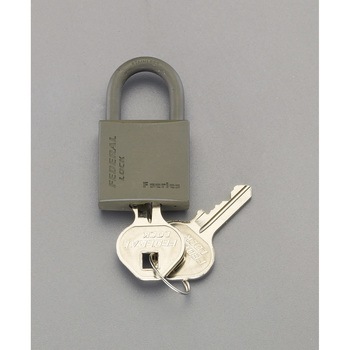 40mm シリンダー南京錠(OD色) エスコ