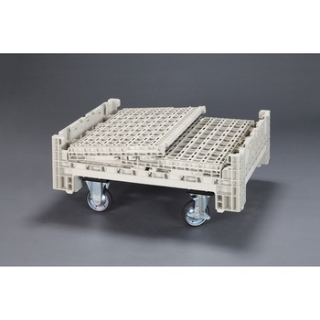 1200x1020x1082mm/500kgメッシュパレット(キャスター付) エスコ
