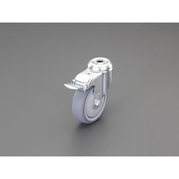 125mm キャスター(自在金具・穴付/ブレーキ付) エスコ