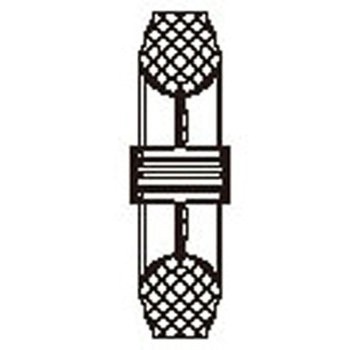 100mm キャスター(自在金具・ブレーキ付/耐熱) エスコ