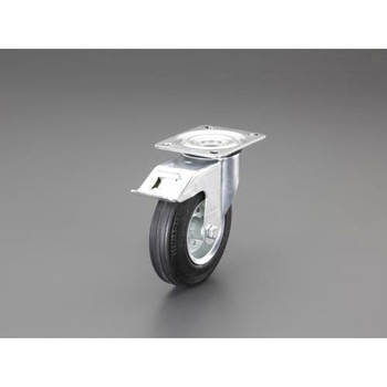 80mm キャスター(自在金具/ブレーキ付) エスコ
