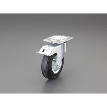 100mm キャスター(自在金具/ブレーキ付) エスコ