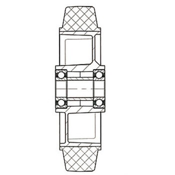 100mm キャスター(自在金具・帯電防止/ブレーキ付) エスコ