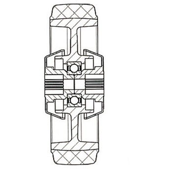 100mm キャスター(自在金具) - エスコ