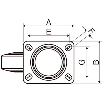 EA986PD-160｜160mm キャスター(自在金具・ﾎｲｰﾙｶﾊﾞｰ付)のページ -