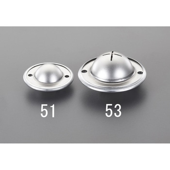 55.5x29.8mm [スチール製]ボールキャスター エスコ