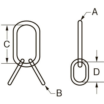17ton/36x260mm マスターリング - エスコ