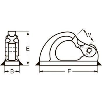 5.0ton フック(溶接型) エスコ