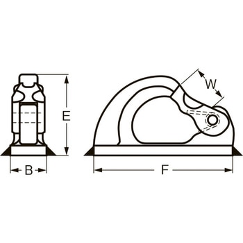 8.0ton フック(溶接型) エスコ