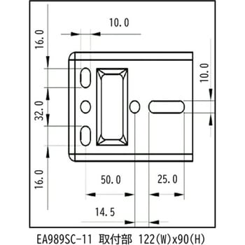 385kg ハンドウインチ(ステンレス製) - エスコ