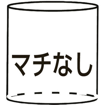 150x250mm ポリ袋(透明/100枚) エスコ