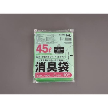 650x800mm/45L ごみ袋(消臭/10枚) エスコ