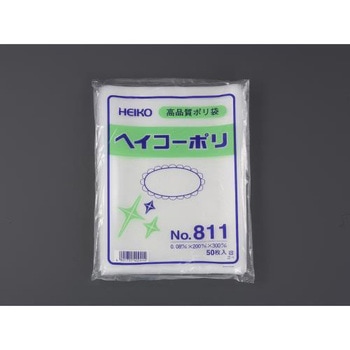 70x100mm ポリ袋(50枚) エスコ