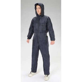 [M] 継ぎ作業服(ポリエステル製) エスコ