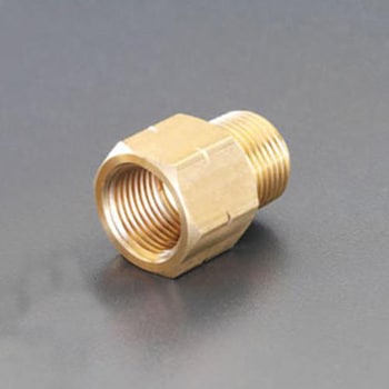 R 1/8"xG 1/4" 中間ニップルソケット エスコ