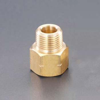 R 1/8"xG 1/4" 中間ニップルソケット エスコ