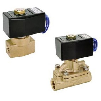 AC100V・Rc1/4" 2方向電磁弁(パイロット式) エスコ