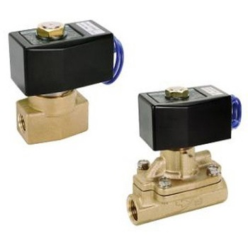 AC100V・Rc1/4" 2方向電磁弁(パイロット式) エスコ
