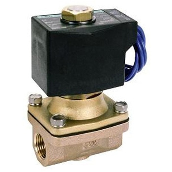 AC100V・Rc1/4" 2方向電磁弁(パイロットキック式) エスコ