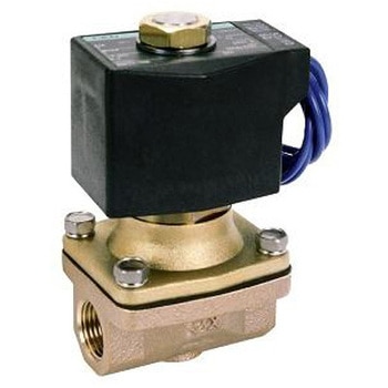 AC200V・Rc3/8" 2方向電磁弁(パイロットキック式) エスコ