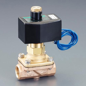 AC200V・Rc1/2" 2方向電磁弁(パイロットキック式) エスコ