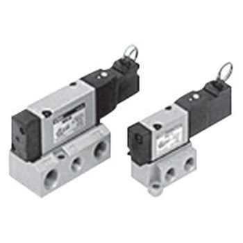 AC100V・Rc3/8" 5方向電磁弁(流量12.00C) エスコ