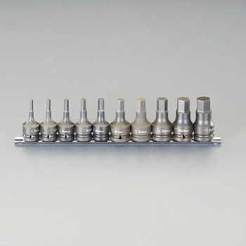 1/2"DR [INHEX]インパクトソケットセット(10個組) エスコ