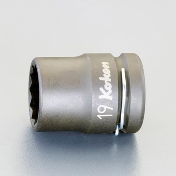 1/2"DR/36mm インパクトソケット(薄肉/十二角) エスコ