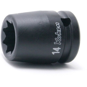 1/2"DR/24mm インパクト八角ソケット(二重四角) エスコ