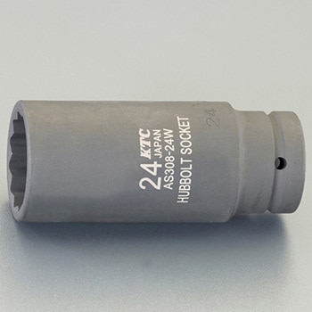 1/2"DRx24mm インパクト用ハブボルトソケット(十二角) エスコ