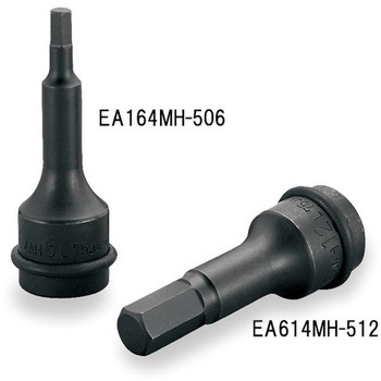 1/2"DR/17x75mm[INHEX] インパクトビットソケット エスコ