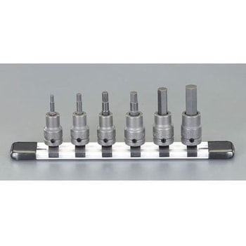 3/8"DR/ 3-10mm [HEX]ビットソケット エスコ