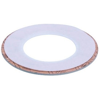 32A/2.8mm PTFE/包みガスケット(JIS5K) エスコ