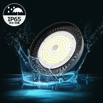 高天井 吊下げ式LED投光器 100W 16000lm 高天井灯 広角 ワイド照射 GOODGOODS(グッド・グッズ)