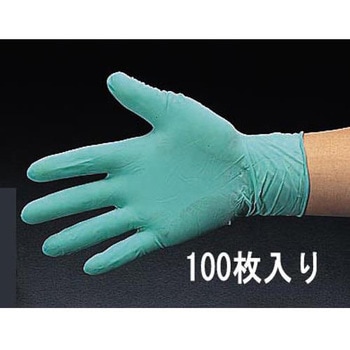 [L/240mm] 手袋(ラテックスゴム・パウダー付/100枚) エスコ