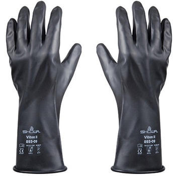 EA354BV-37 [L/300mm] 手袋(耐塩素系溶剤/バイトンゴム製) 1双 エスコ